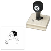 甘いベビーエンジェルが雲の中で眠る ラバースタンプ (押印)