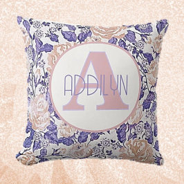 甘いベビーガールカスタムフローラ枕 クッション