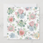 甘いベビーガールデザートカボスシャワー招待状 招待状 (裏面)