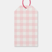 甘いベビーガールベビーシャワー ギフトタグ (裏面)