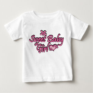 甘いベビーガール ベビーTシャツ