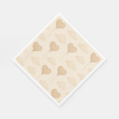 甘いベビーゾウ赤ちゃんシャワー風船 スタンダードランチョンナプキン (角)