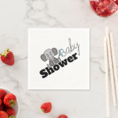 甘いベビーゾウ、ベビーシャワー スタンダードカクテルナプキン (インサイチュ)