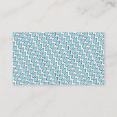 甘いベビーゾウ、赤ちゃんシャワーおむつラッフル エンクロージャーカード (裏面)