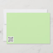 甘いベビーディアファウンアートバイブル聖句フラットカード サンキューカード (裏面)