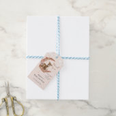 甘いベビーバンビ花ムーンクラウドスターズフェイスペクト ギフトタグ (より糸付き)