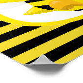 甘いベビービー赤ちゃんシャワーポスター ポスター (角)