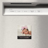 甘いベビーフォトキープサケありがとうマグネット マグネット (インサイチュ (食洗機))