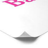 甘いベビーフクロウ赤ちゃんシャワー赤ちゃんシャワーポスター ポスター (角)