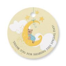 甘いベビーベアームーンベビーシャワーありがとう