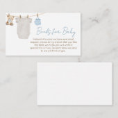 甘いベビー物干し用ベビーシャワーブックベビー エンクロージャーカード (正面/裏面)