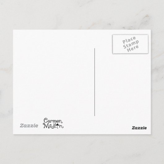 甘いベビー – かわいいマウスアートはがき ポストカード (裏面)