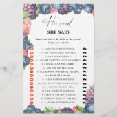 甘いベリー – 彼はゲームを言った (正面)