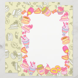 甘いベーカリーとドリンクグリーン