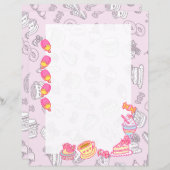 甘いベーカリーとドリンクピンク (正面/裏面)