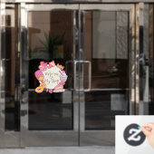 甘いベーカリーとドリンク ウィンドウサイン (オフィスドア)