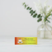 甘いベーカリーのケーキのカップケーキ及び砂糖菓子 スキニー名刺 (スタンド正面)