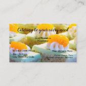 甘いベーカリーのケータリングサービス 名刺 (裏面)