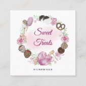 甘いベーカリー スクエア名刺 (正面)