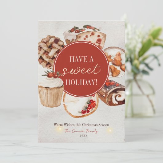 甘いホリデーウォーターカラートリッ焼いたト シーズンカード (スタンド正面)