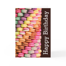 甘いマカロンのハッピーバースデー