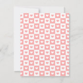 甘いマカロン、お茶のパーティーの赤ちゃんシャワー、お母さん 招待状 (裏面)