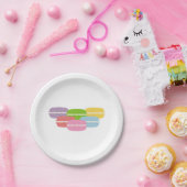 甘いマカロン ペーパープレート (パーティー)