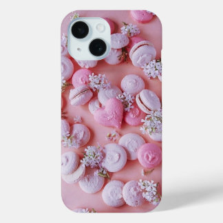 甘いマカロン iPhone 15ケース