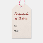 甘いマシュマロ自家製グッズ ギフトタグ (裏面)