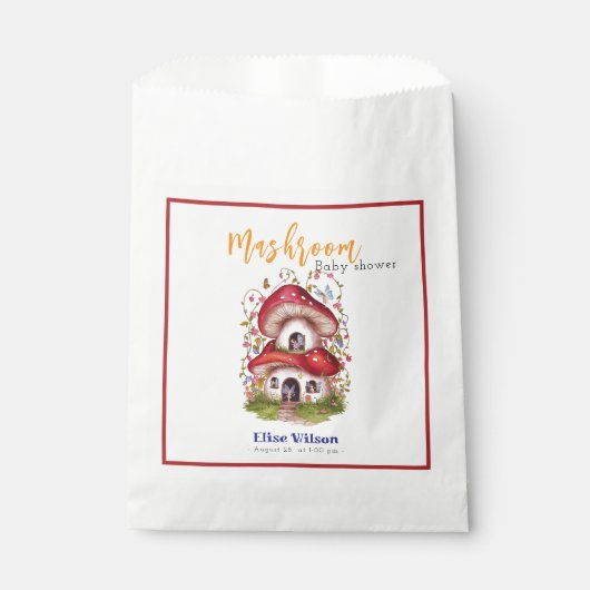 甘いマッシュルームの妖精が途中にある フェイバーバッグ (正面)