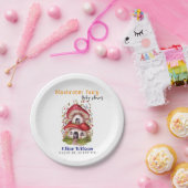 甘いマッシュルームの妖精が途中にある ペーパープレート (パーティー)