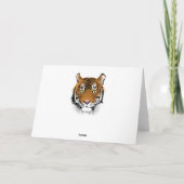 甘いママおよびベビートラのブランクの挨拶状 カード (裏面)