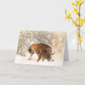 甘いママおよびベビートラのブランクの挨拶状 カード (黄色い花)