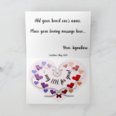 甘いミイラ（女性）とハート カード (内部)