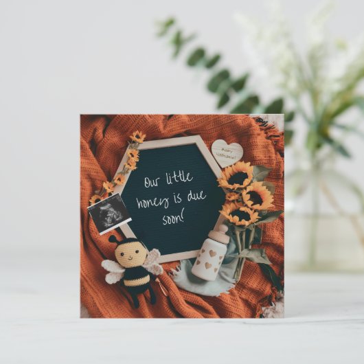 甘いミツバチとヒマワリの妊娠の発表 シーズンカード (スタンド正面)