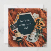 甘いミツバチとヒマワリの妊娠の発表 シーズンカード (正面)