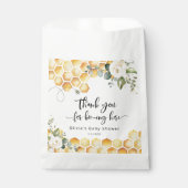 甘いミツバチのフローラミツバチの赤ちゃんシャワー フェイバーバッグ (正面)