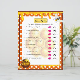 甘いミツバチの赤ちゃんシャワー誰がゲーム