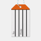 甘いミツバチの赤ちゃんシャワー ギフトタグ (裏面)