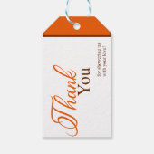 甘いミツバチの赤ちゃんシャワー ギフトタグ (裏面)