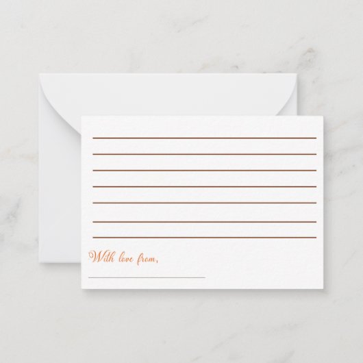 甘いミツバチ赤ちゃんシャワーありがとうノートカード ノートカード