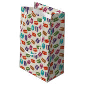 甘いメレンゲが付いているカラフルなmacaroon スモールペーパーバッグ (裏面アングル)