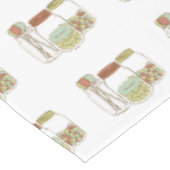 甘いメーソンジャーおよびキャンデーのテーブルクロス テーブルクロス (アングル)