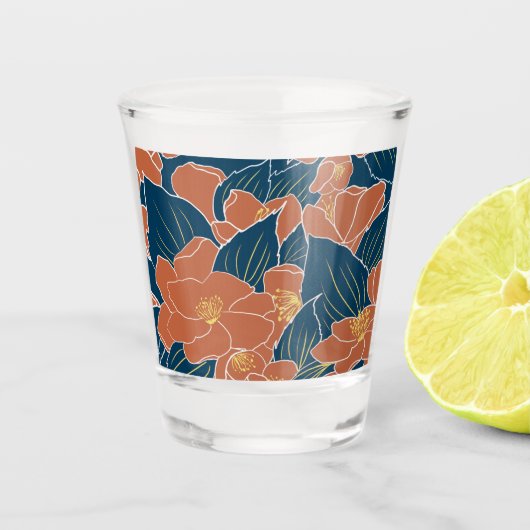 甘いモックオレンジ ショットグラス (正面)