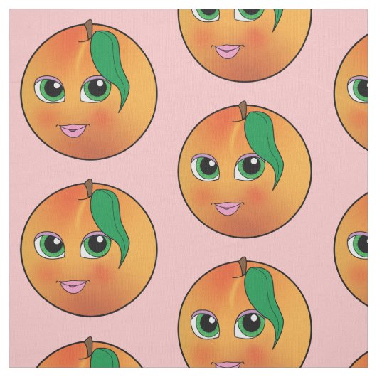 甘いモモ ファブリック (見本)