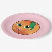 甘いモモ ペーパープレート (アングル)