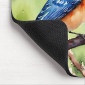 甘いラブバードのマウスパッド マウスパッド (コーナー)