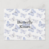 甘いラベンダーパープルチョウ ポストカード (正面)