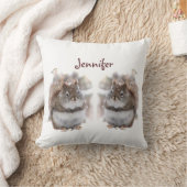 甘いリス クッション (ブランケット)