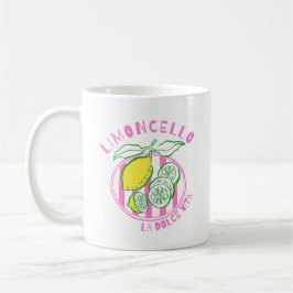 甘いリモンチェッロ - ラ・ドルチェ・ヴィータ ピンク コーヒーマグカップ